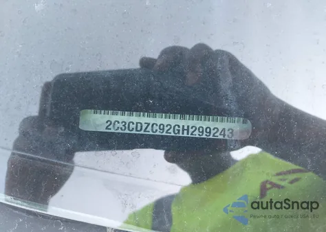 2016 Dodge Challenger Srt Hellcat z USA, uszkodzony, nr VIN 2C3CDZC92GH299243